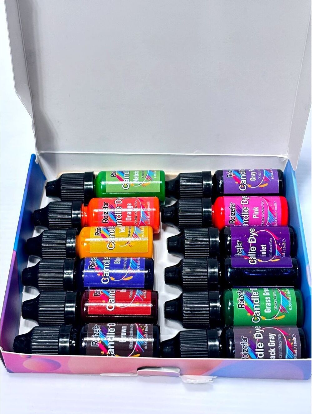 Candle Dye 12 Colors Oil-Based Non-Toxic Highly Concentrated Colorant